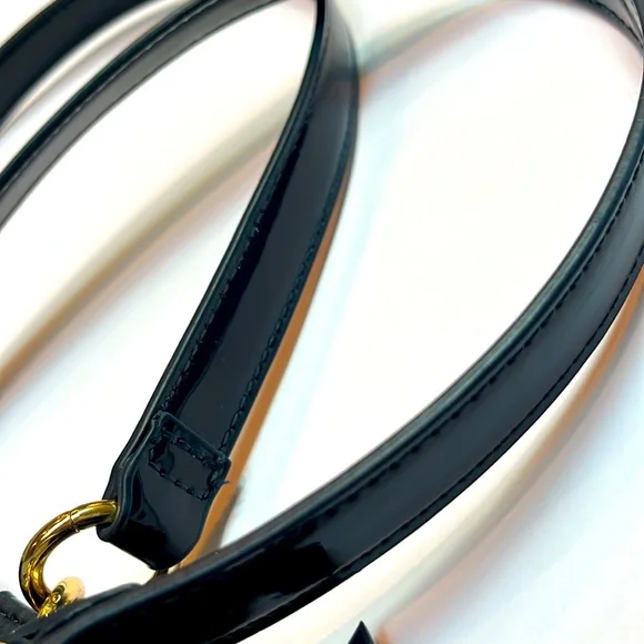 Tommy Hilfiger Signature Marineblau Canvas Tote w/Navy Patent Leather Trim - Picture 8 of 12